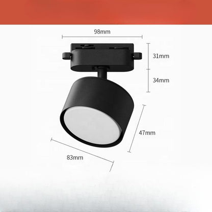 Spot sur rail de plafond moderne GX53