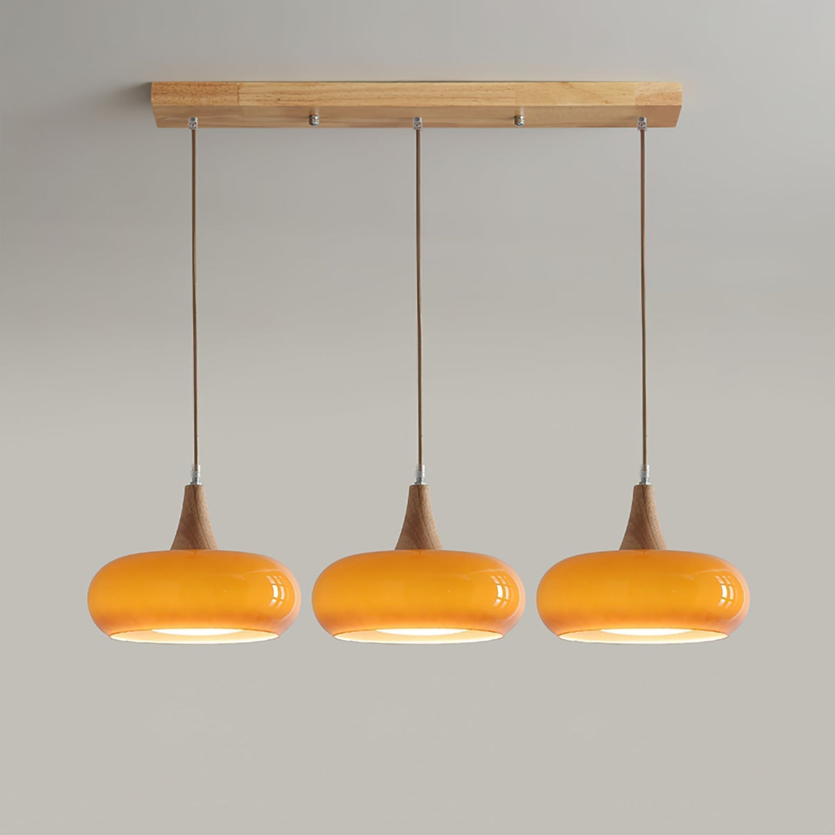 Suspension moderne en verre