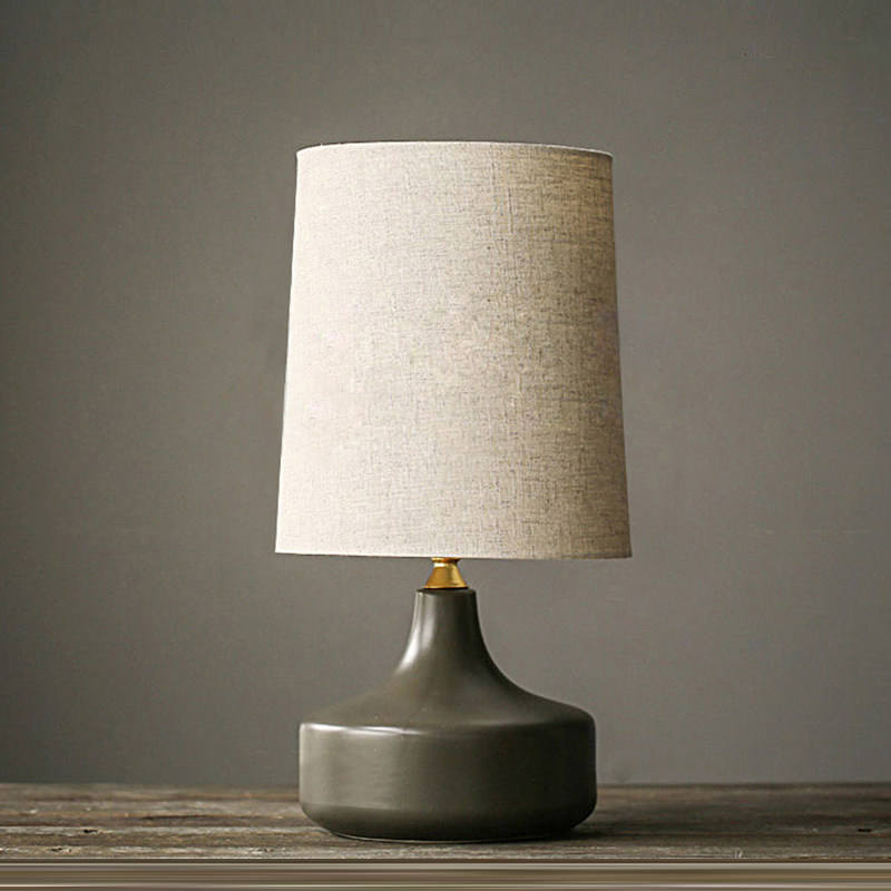 Lampe à poser en céramique style mi-siècle moderne Dravena