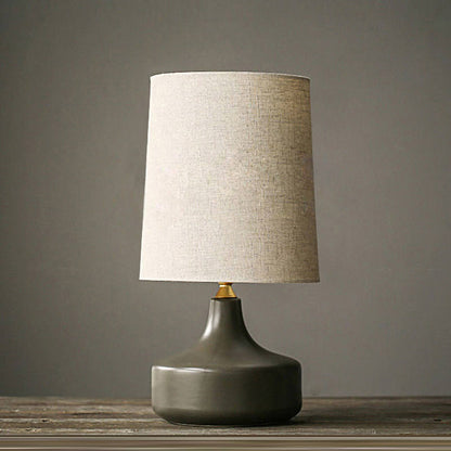 Lampe à poser en céramique style mi-siècle moderne Dravena