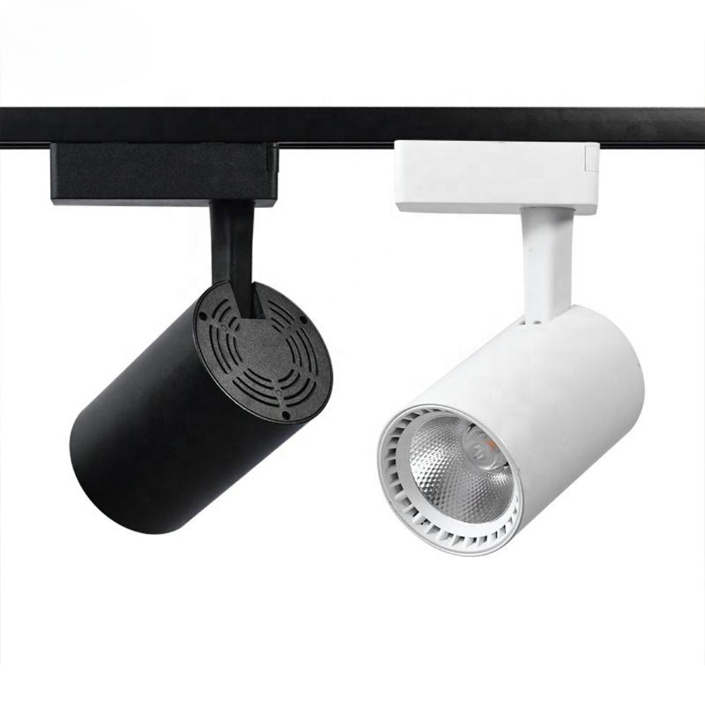 Projecteur sur rail LED COB orientable