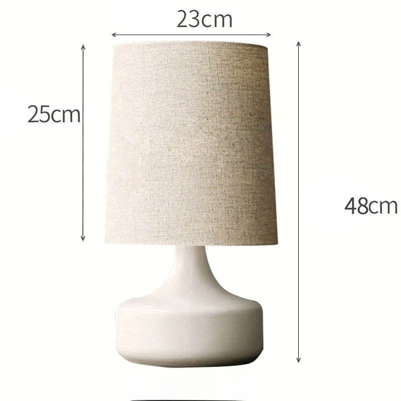 Lampe à poser en céramique style mi-siècle moderne Dravena
