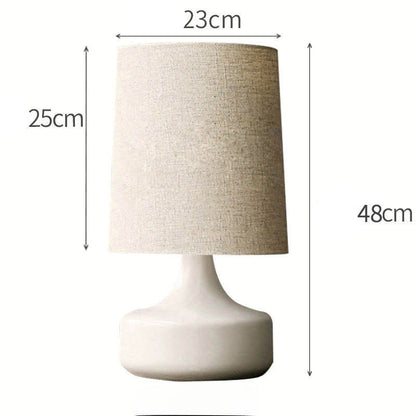 Lampe à poser en céramique style mi-siècle moderne Dravena