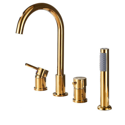 Robinet de baignoire moderne pour montage sur plage