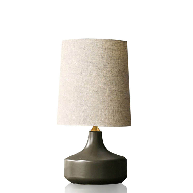 Lampe à poser en céramique style mi-siècle moderne Dravena