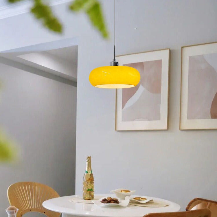 Lampe suspendue géométrique de style Bauhaus