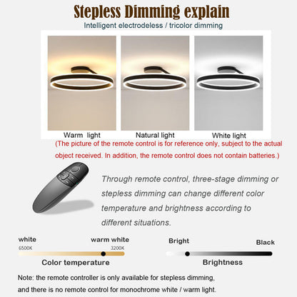 Plafonnier Nordique Mince