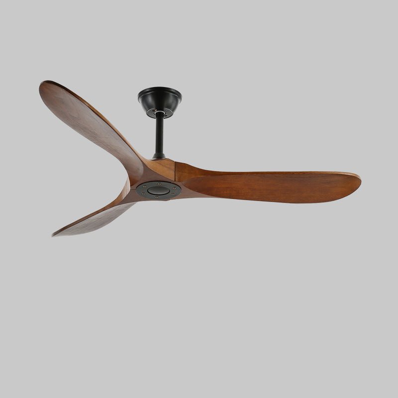 Ventilateur de plafond moderne en bois
