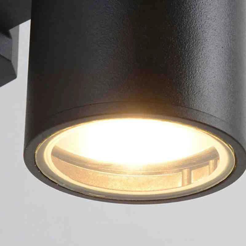 Applique murale extérieure LED moderne étanche à éclairage vers le haut et vers le bas
