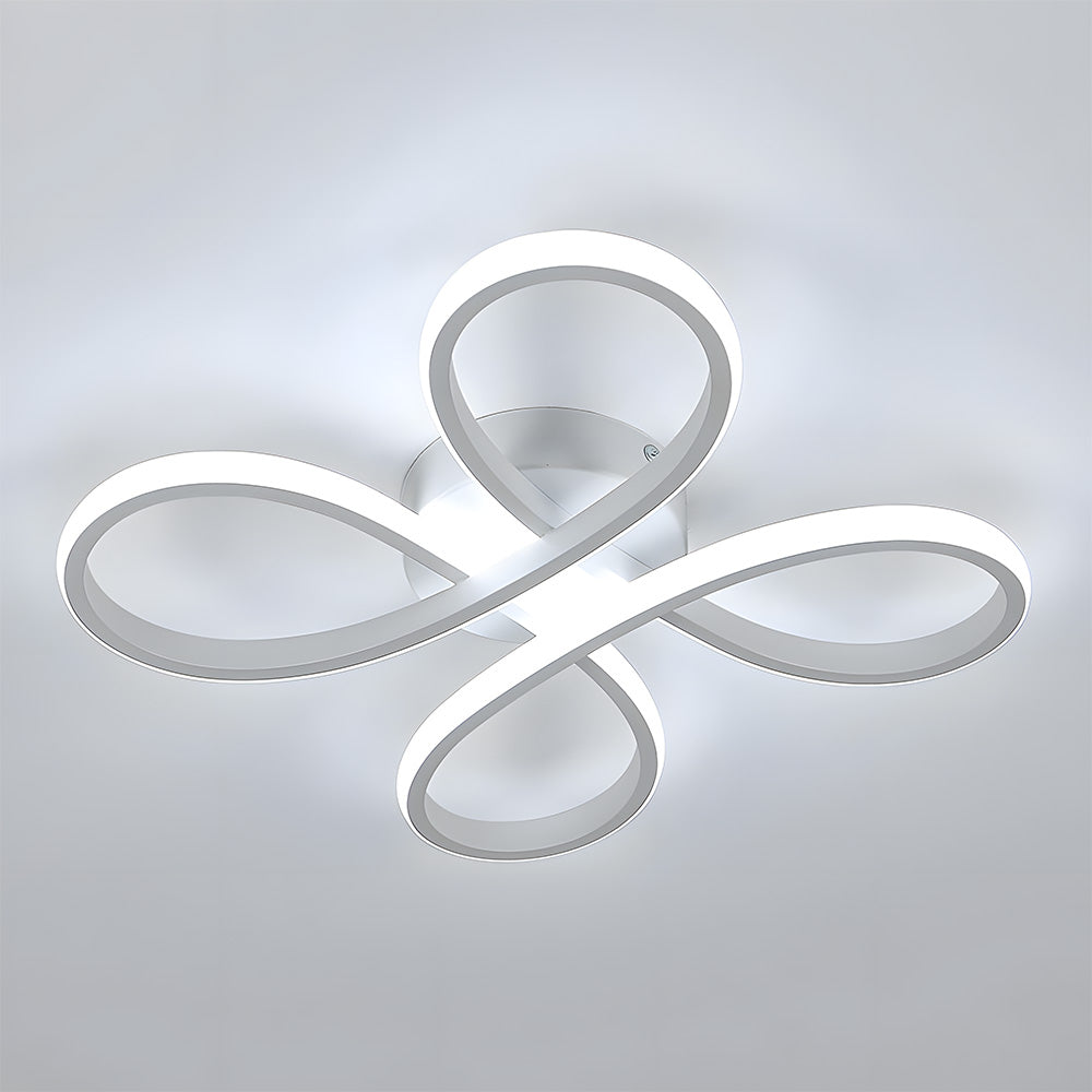 Lampe de chambre en fer sculptural