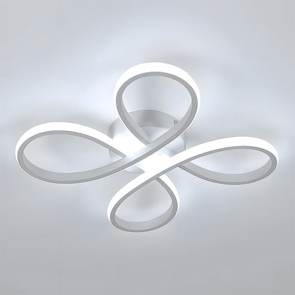 Lampe de chambre en fer sculptural