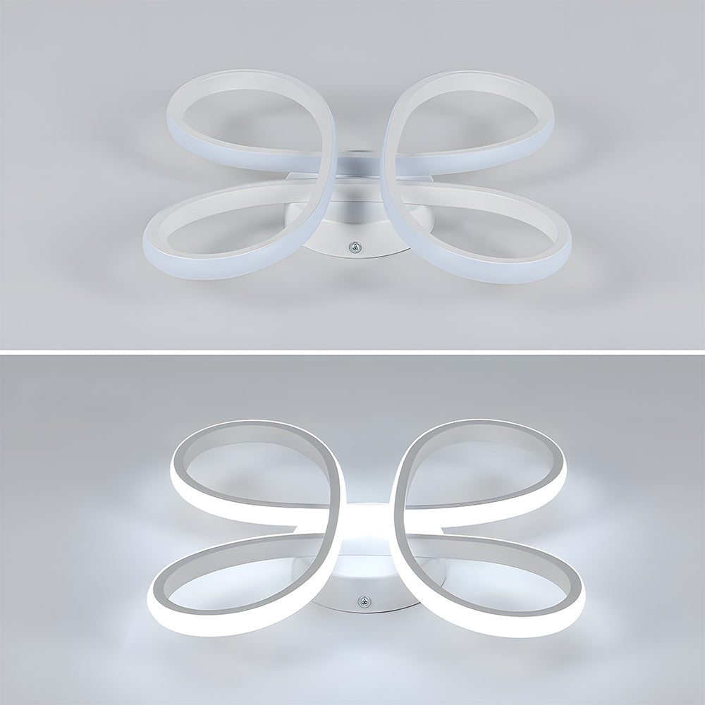 Lampe de chambre en fer sculptural