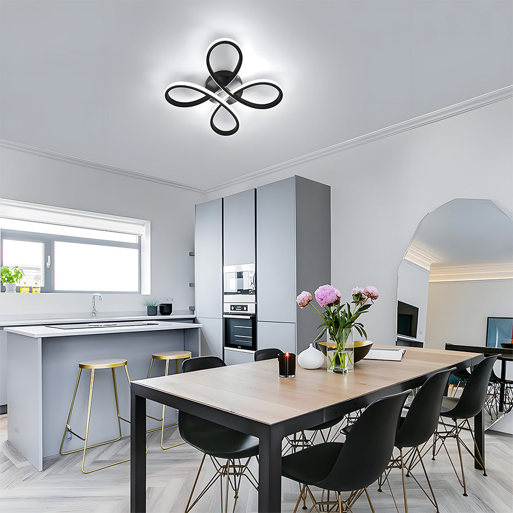 Lampe de chambre en fer sculptural