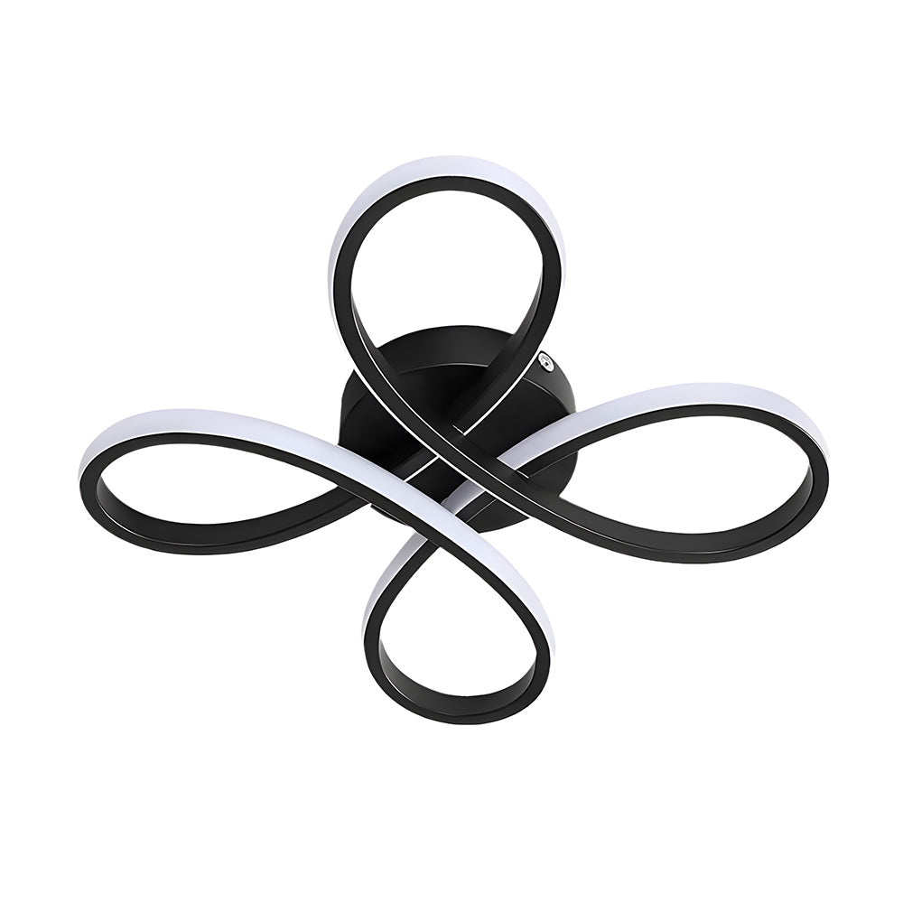 Lampe de chambre en fer sculptural