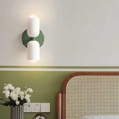 Applique murale moderne à double tête