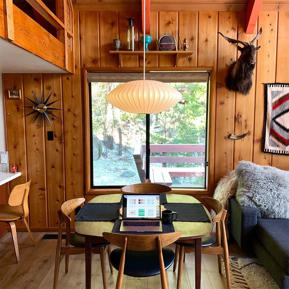 Lanterne suspendue blanche