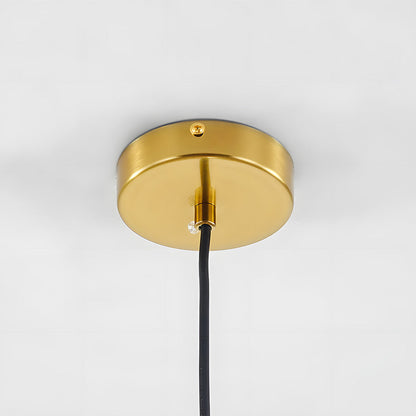 Lustre sphérique en verre