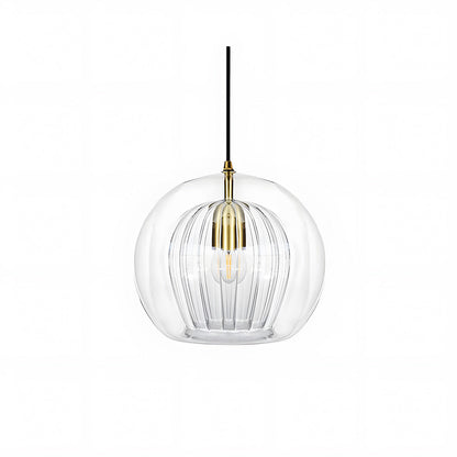 Lustre sphérique en verre