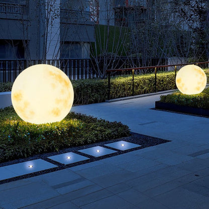 Lanterne solaire de jardin design lune
