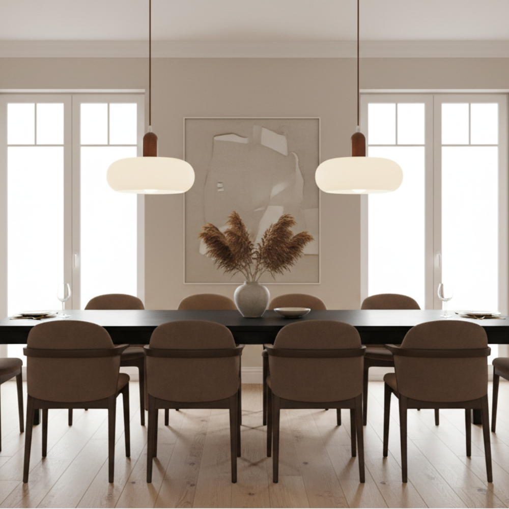 Suspension scandinave crème