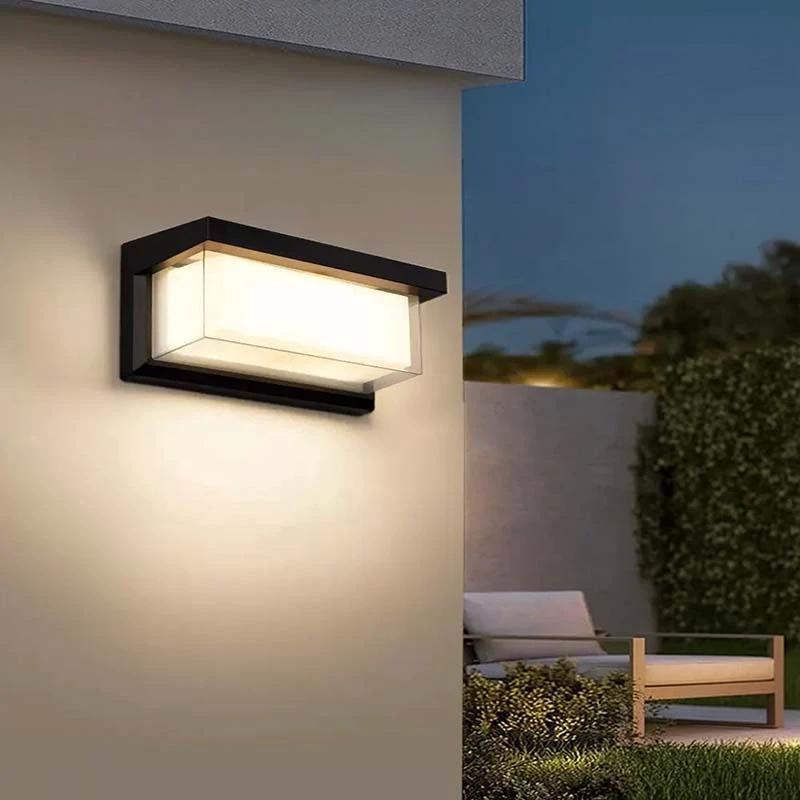 Applique murale extérieure LED moderne étanche