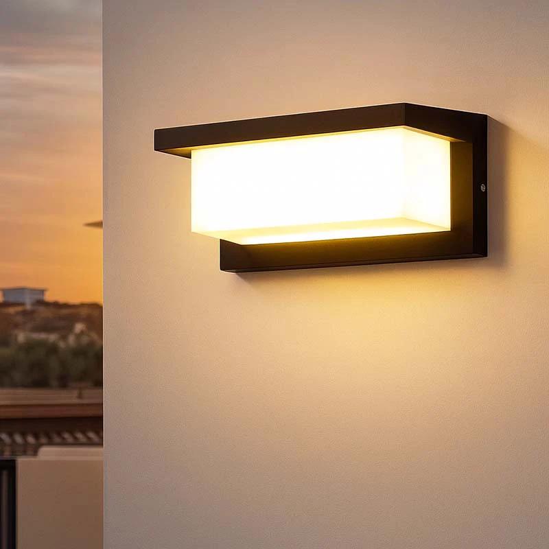Applique murale extérieure LED moderne étanche