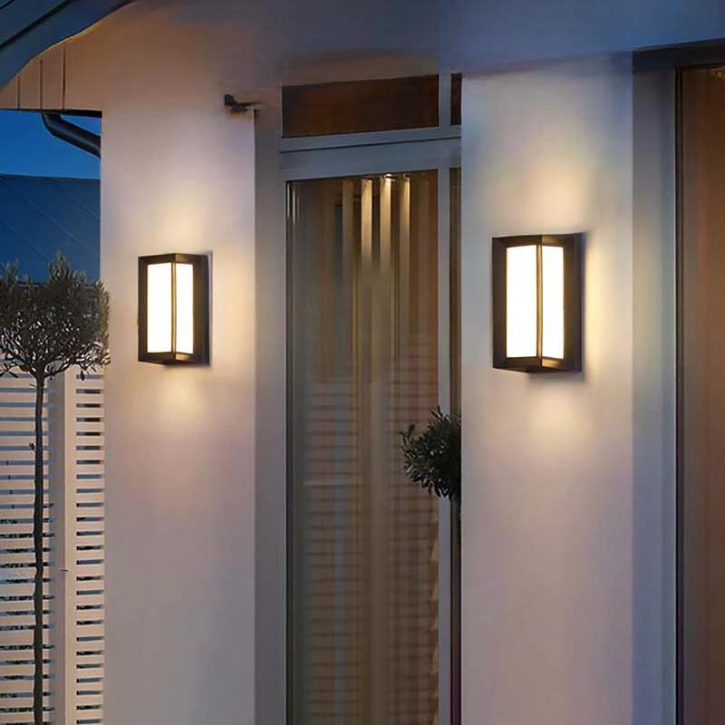 Applique murale extérieure LED moderne étanche