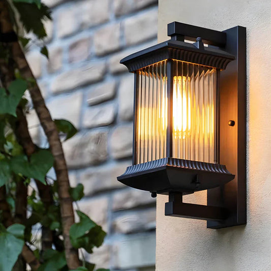 Applique murale extérieure classique, style lanterne