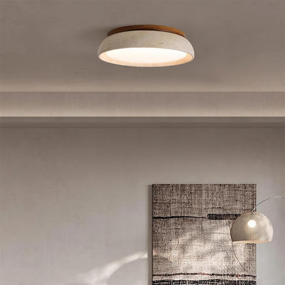 Plafonnier LED moderne en travertin