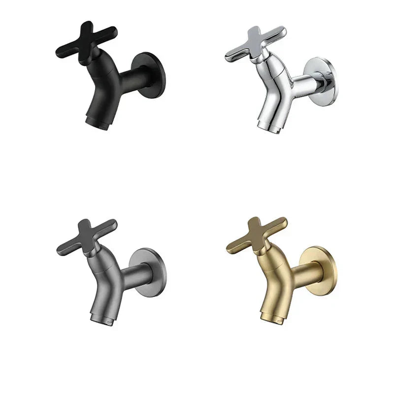 Robinet d'eau froide en laiton mural