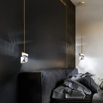 Lustre suspendu en cristal somptueux