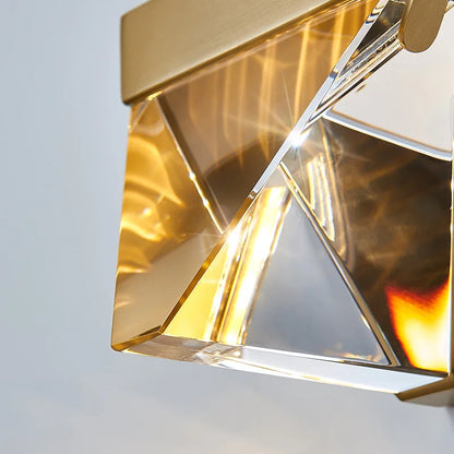 Lustre suspendu en cristal somptueux