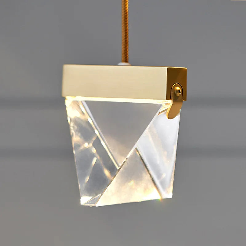 Lustre suspendu en cristal somptueux