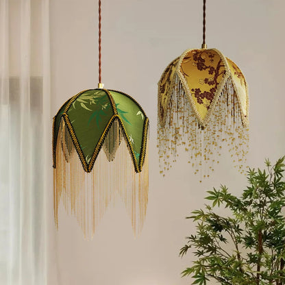 Suspension en tissu d'époque