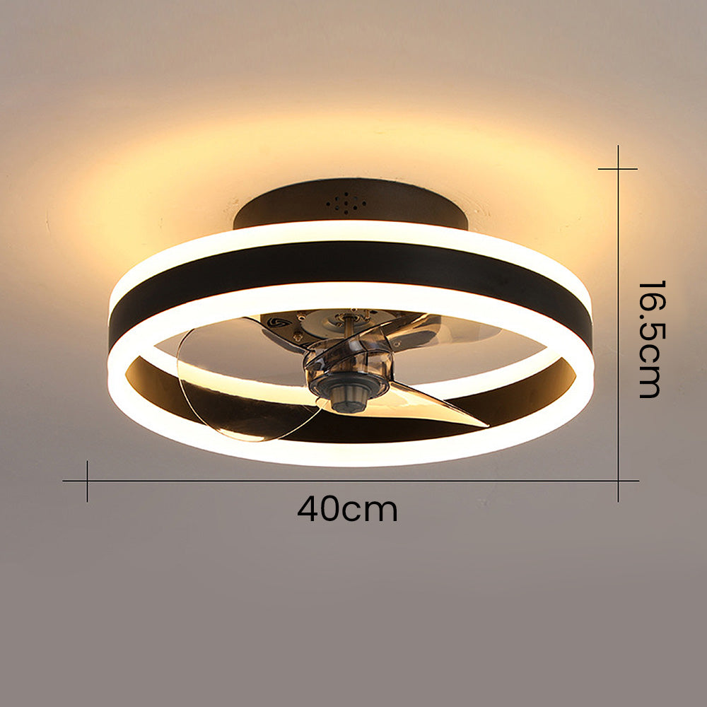 Ventilateur de plafond encastré avec éclairage LED