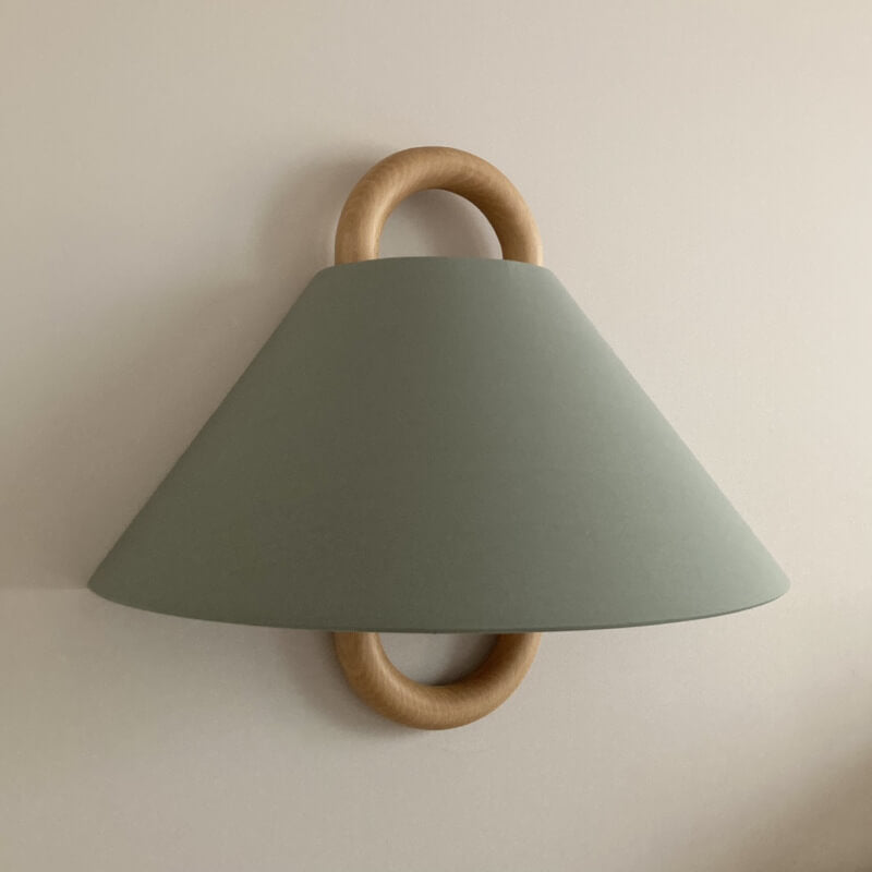 Lampe murale plissée contemporaine