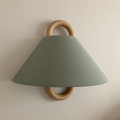Lampe murale plissée contemporaine