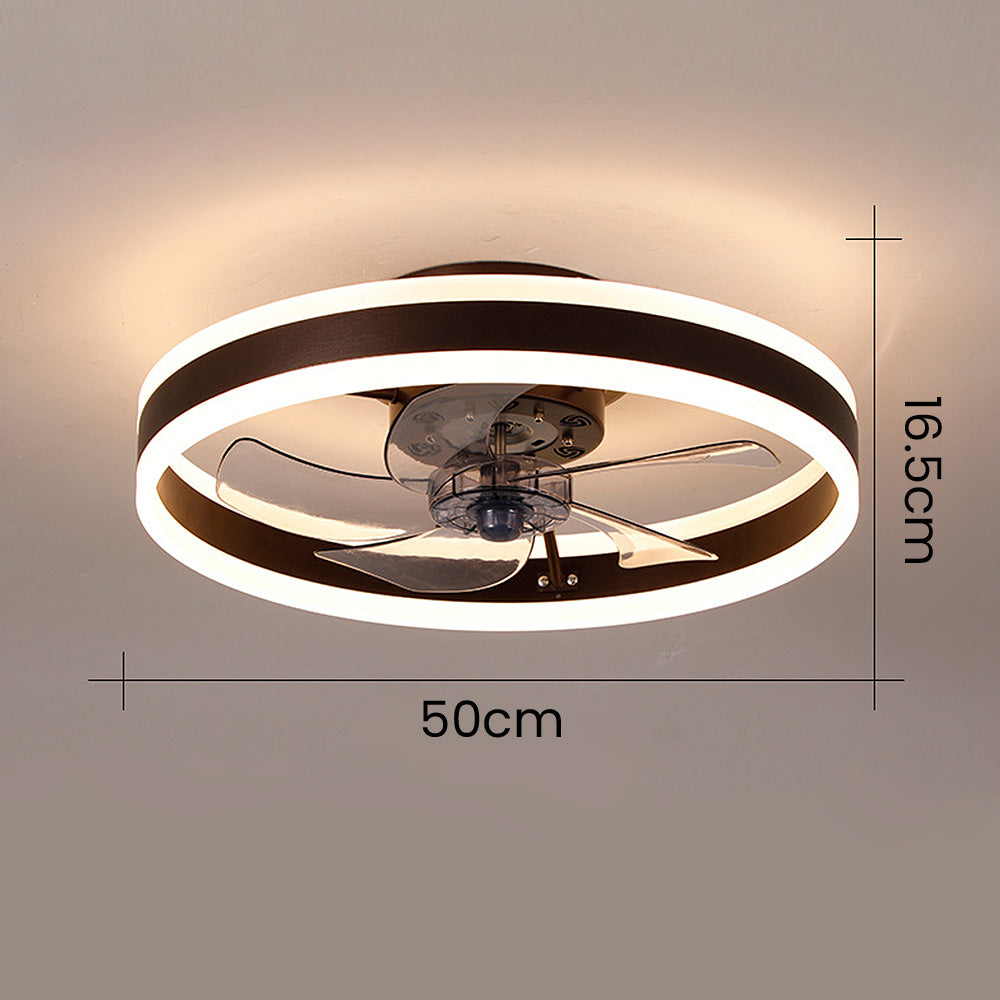 Ventilateur de plafond encastré avec éclairage LED