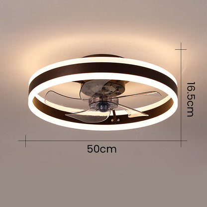 Ventilateur de plafond encastré avec éclairage LED