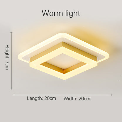 Plafonnier carré à DEL