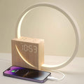 Lampe de table scandinave en chêne Corwin