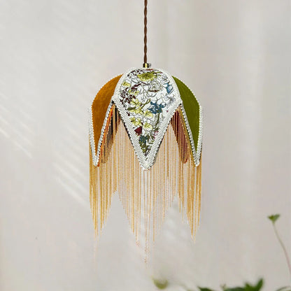Suspension en tissu d'époque