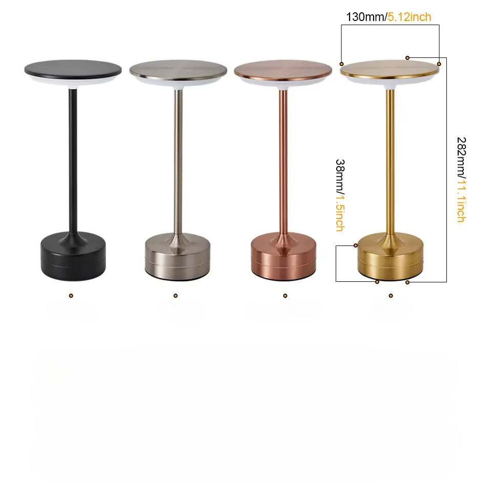 Lampe de table en laiton art déco Amberlin
