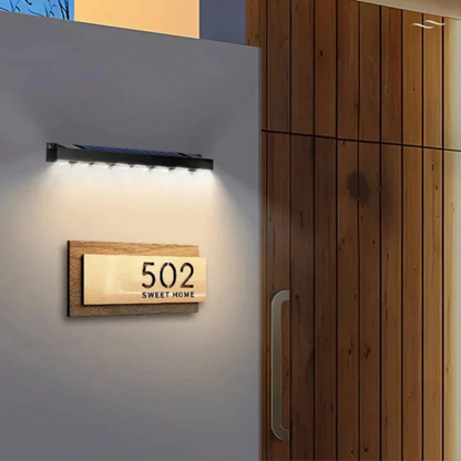 Lampe murale extérieure sans fil / Lumière de panneau solaire LED