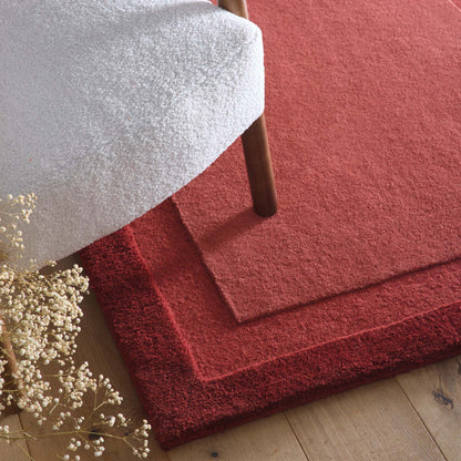 Tapis moderne en laine à bordure Marvella