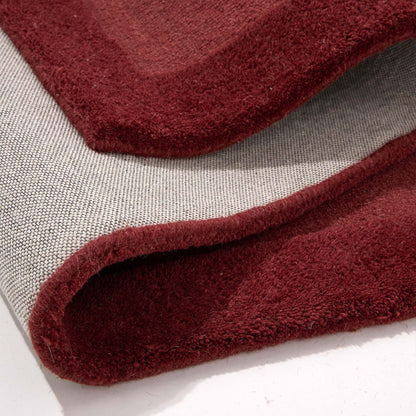 Tapis moderne en laine à bordure Marvella