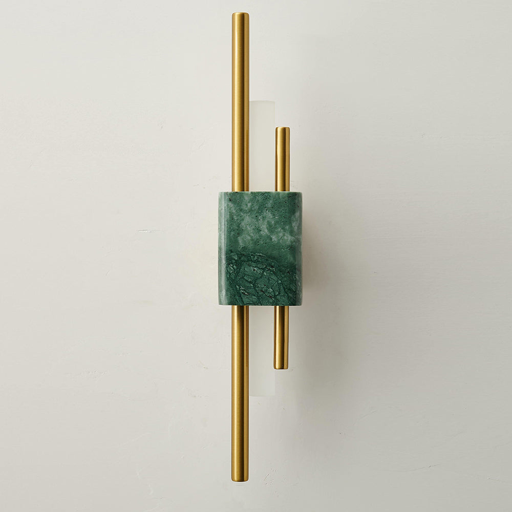 Applique murale à LED avec accent en marbre