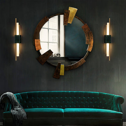 Applique murale à LED avec accent en marbre