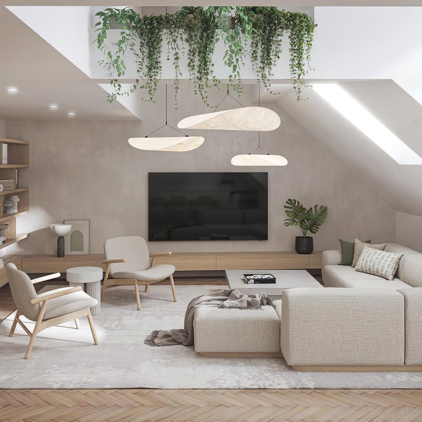 Lampe suspendue moderne avec DEL