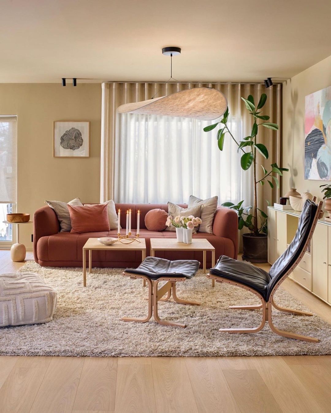 Lampe suspendue moderne avec DEL